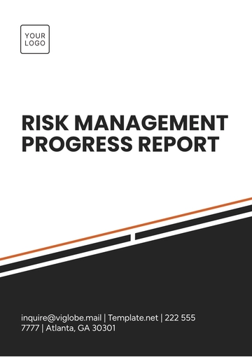 Free Risk Management Progress Report Template to Edit Online