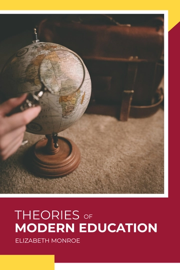 Free Academic Book Cover Template to Edit Online