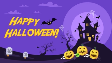Free Halloween Presentation Template to Edit Online