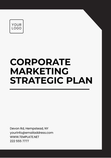 Free Corporate Marketing Strategic Plan Template to Edit Online