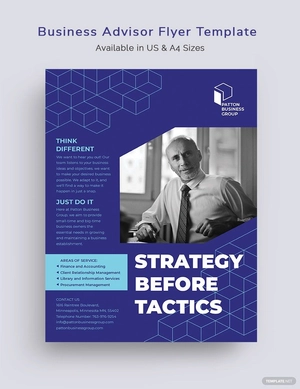 Business Advisor Flyer Template