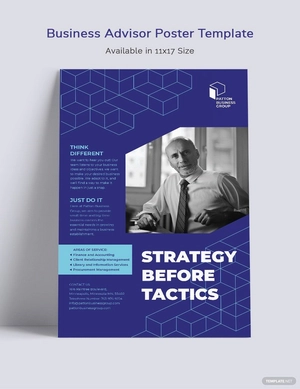 Business Advisor Poster Template