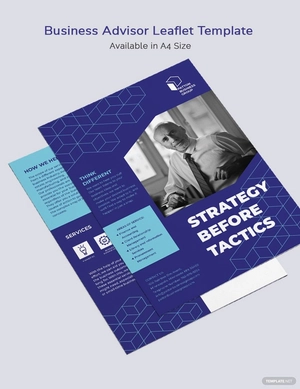 Business Advisor Leaflet Template