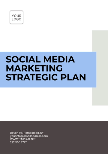 Free Social Media Marketing Strategic Plan Template to Edit Online