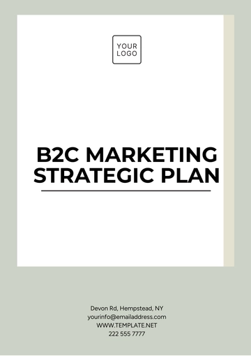 Free B2C Marketing Strategic Plan Template to Edit Online
