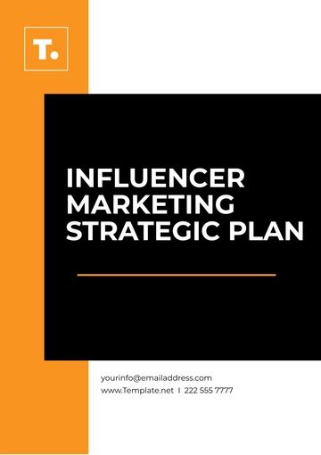 Free Influencer Marketing Strategic Plan Template to Edit Online