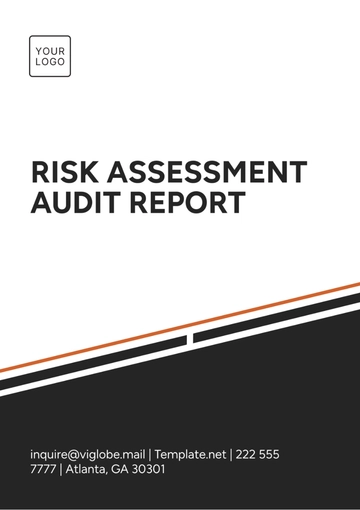 Free Risk Assessment Audit Report Template to Edit Online