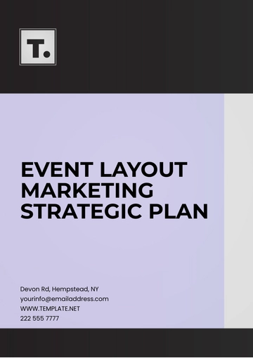 Free Event Layout Marketing Strategic Plan Template to Edit Online