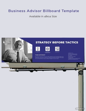 Business Advisor Billboard Template
