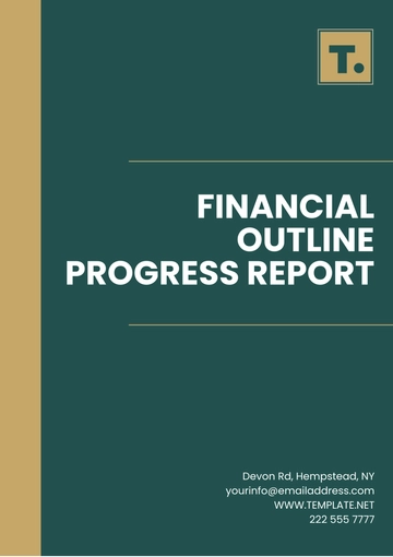 Free Financial Outline Progress Report Template to Edit Online