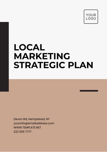 Free Printable Local Marketing Strategic Plan Template to Edit Online