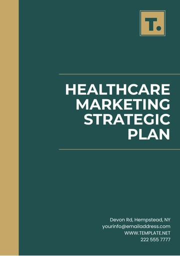 Free Healthcare Marketing Strategic Plan Template to Edit Online