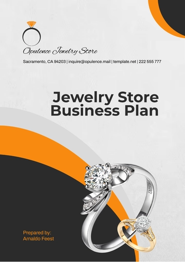 Free Jewelry Store Business Plan Template to Edit Online