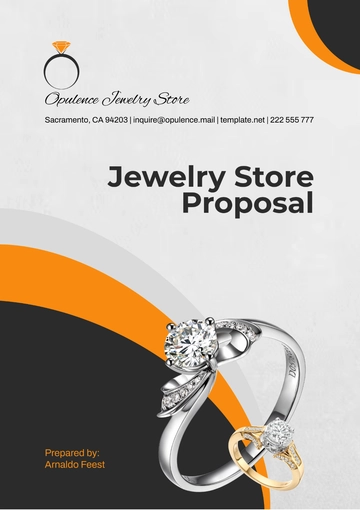 Free Jewelry Store Proposal Template to Edit Online