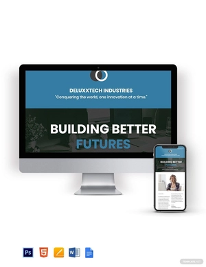 Modern Technology Newsletter Template
