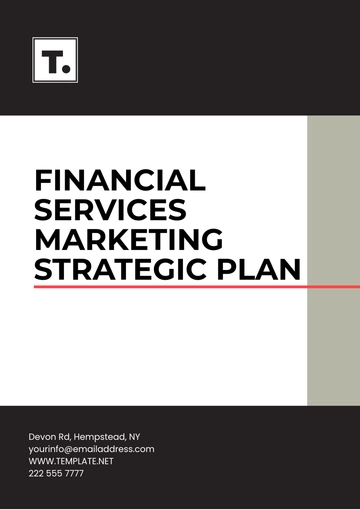 Free Financial Services Marketing Strategic Plan Template to Edit Online