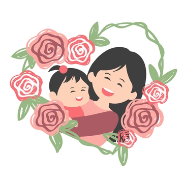 Free Colorful Mother's Day Clipart to Edit Online