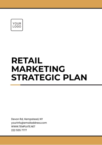 Free Retail Marketing Strategic Plan Template to Edit Online