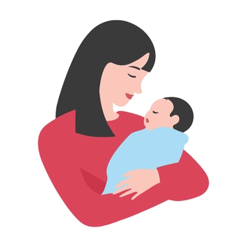 Free Mother and Child Clipart to Edit Online
