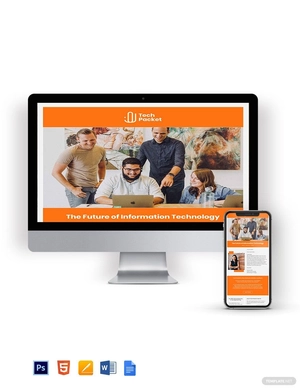 Information Technology Newsletter Template