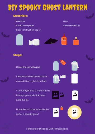 Free Halloween Craft Template to Edit Online