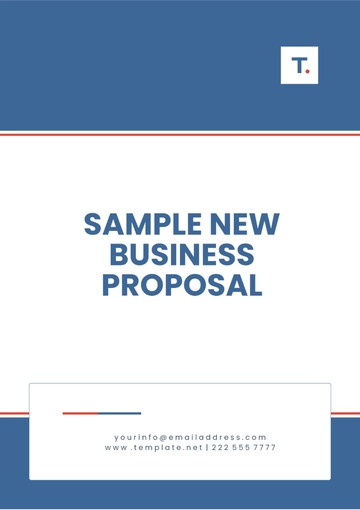 Free Sample New Business Proposal Template to Edit Online