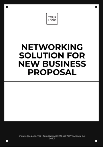 Free Networking Solution for New Business Proposal Template to Edit Online Free Networking Solution for New Business Proposal Template to Edit Online