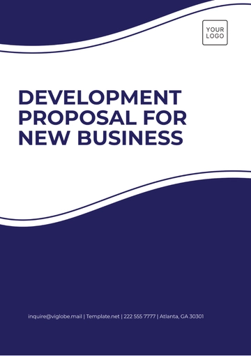 Free Development Proposal for New Business Template to Edit Online