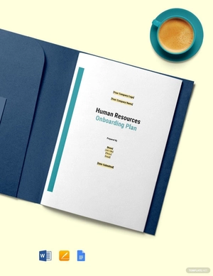 HR Induction Plan Template