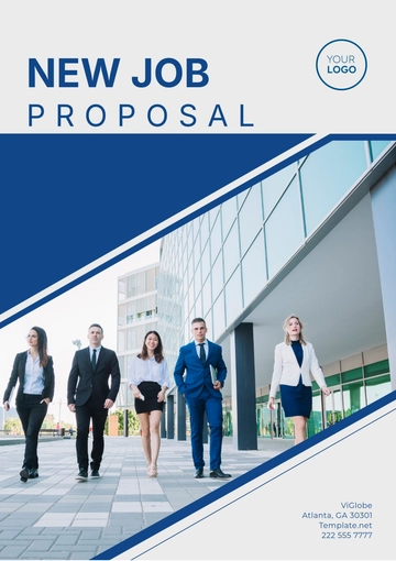 Free New Job Proposal Template to Edit Online
