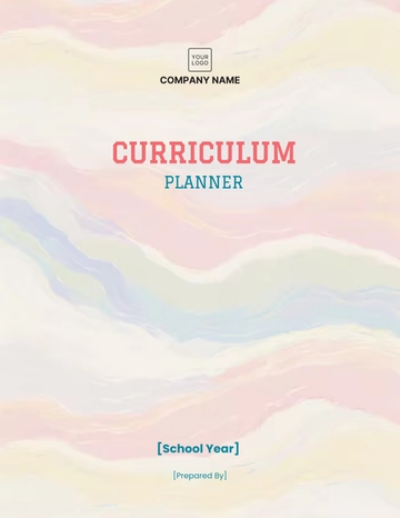 Free Day Care Curriculum Planner Template to Edit Online