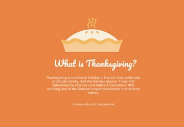 Free What is Thanksgiving Template to Edit Online