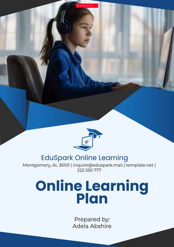 Free Online Learning Plan Template to Edit Online