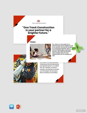 Small Construction Company Template