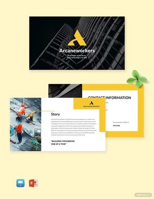 Construction & Building Company Template