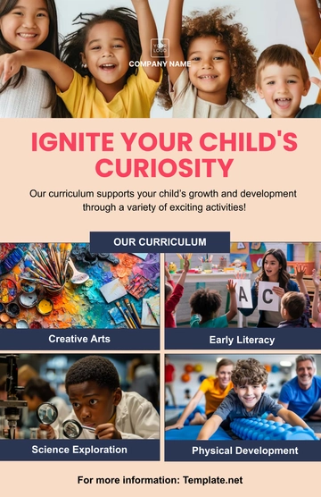 Free Day Care Poster Template to Edit Online