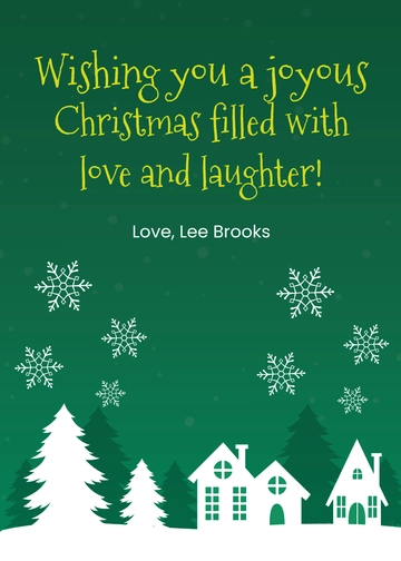 Free Christmas Template to Edit Online