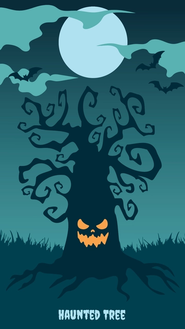 Free Scary Halloween Wallpaper Template to Edit Online