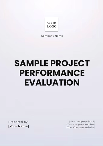 Free Sample Project Performance Evaluation Template to Edit Online
