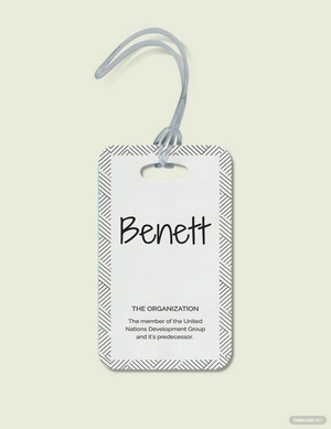 Name Tag Template