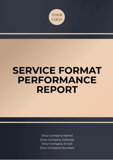 Free Service Format Performance Report Template to Edit Online