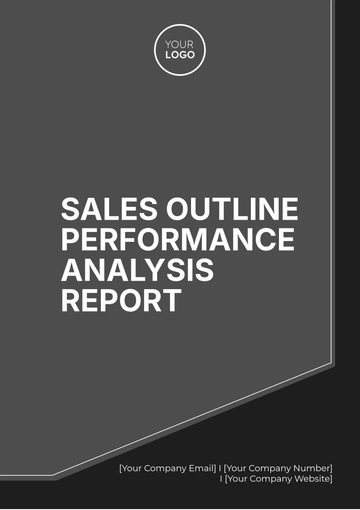 Free Sales Outline Performance Analysis Report Template to Edit Online