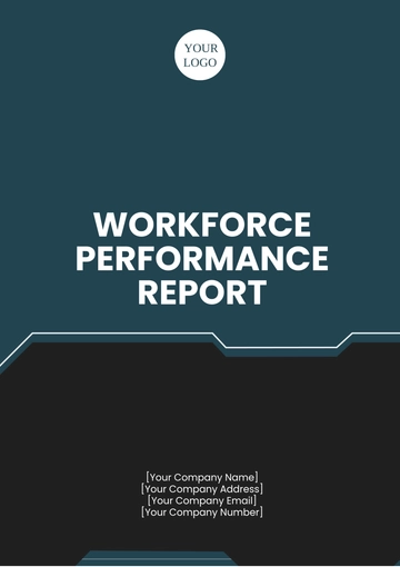 Free Workforce Performance Report Template to Edit Online