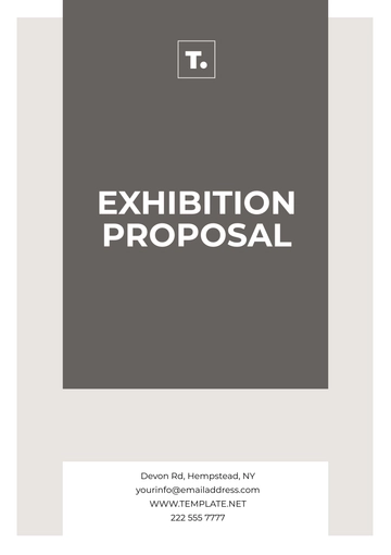 Free Exhibition Proposal Template to Edit Online