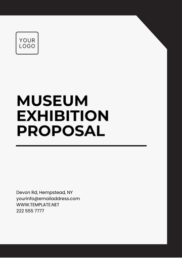 Free Museum Exhibition Proposal Template to Edit Online