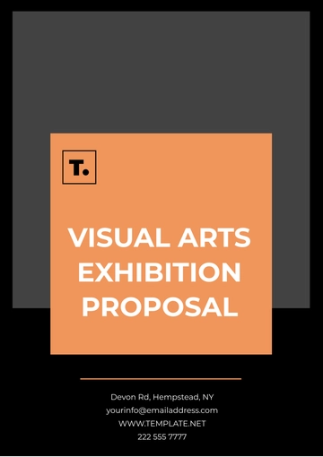 Free Visual Arts Exhibition Proposal Template to Edit Online