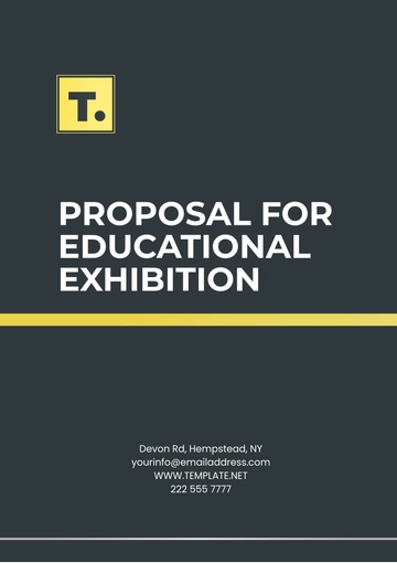 Free Printable Proposal for Educational Exhibition Template to Edit Online