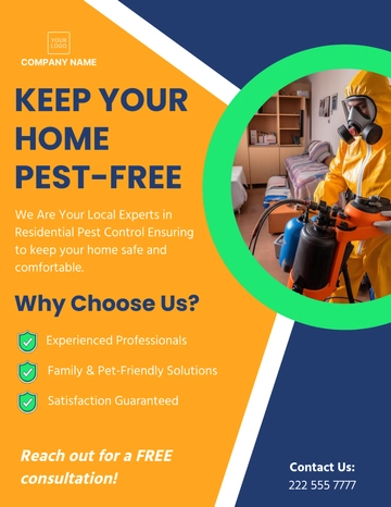 Free Pest Control Service Flyer Template to Edit Online Free Pest Control Service Flyer Template to Edit Online