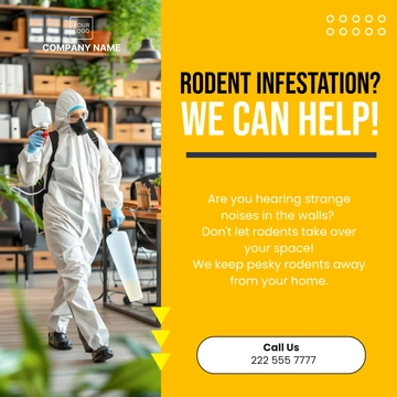 Free Pest Control Service Social Media Post Template to Edit Online Free Pest Control Service Social Media Post Template to Edit Online