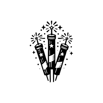 Free Black and White Crackers Clipart to Edit Online